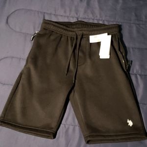 U.S. POLO ASSN. Medium. Black. Sport Shorts.